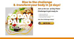 Desktop Screenshot of 30daypaleochallenge.com