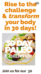 Mobile Screenshot of 30daypaleochallenge.com